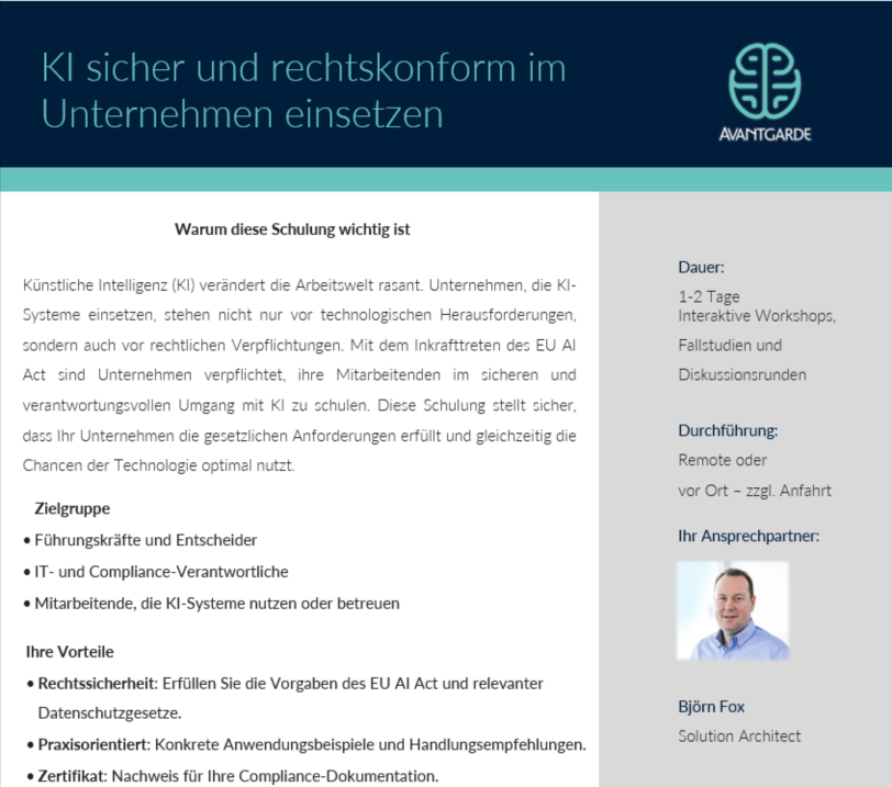 Verpflichtende KI Schulungen