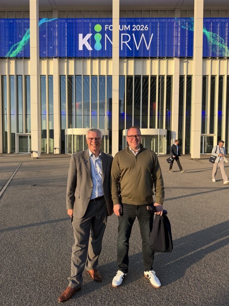 Björn Fox von Avantgarde vor dem Confex Köln beim KI.Forum.NRW 2026 am 22. September 2026